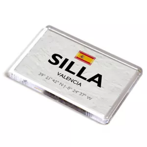 FRIDGE MAGNET - Silla - Valencia - Spain - Lat/Long - Picture 1 of 1