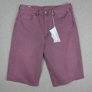 Levi's Pride Baggy Shorts Mens 36 Purple Extra Long Bold Rainbow Y2K 90s Style - Picture 1 of 15