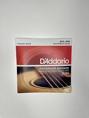 D'Addario EJ24 Phosphor Bronze Acoustic Guitar Strings - Medium 13-56