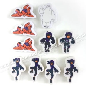 ~ Zaini chocolate surprise egg toy - BIG HERO 6 - Disney - 10 FIGURE ERASERs - Picture 1 of 2