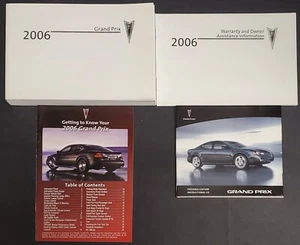 Pontiac Grand Prix 2006 manual del dueño, manual del propietario original. #PTC-11 - Imagen 1 de 8