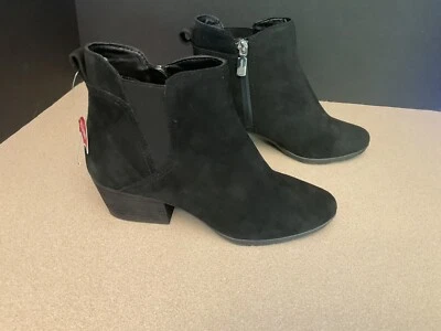 ¡Nuevo! Botines negros de gamuza impermeables Blondo Victory para mujer. Talla 7M. ¡Bonito! Foto 1 de 4