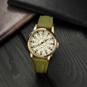 Rare Pobeda (Pilot - Aviation) 1990s Mechanical Vintage Soviet Mens Watch, 40mm - Picture 1 of 4