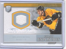 2006-07 Be A Player Portraits First Exposures Milan Jurcina Jersey BAP Flat S/H
