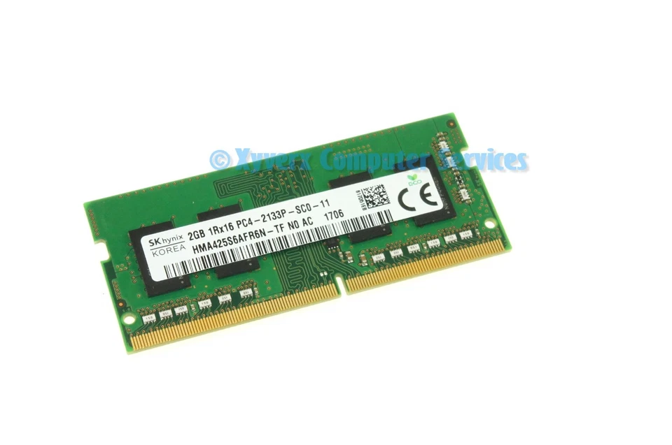 HMA425S6AFR6N-TF GENUINE HYNIX LAPTOP MEMORY 2GB PC4-2133P -SC0-11 (CA61) - Image 1 of 2