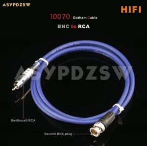 HIFI Gotham 10070 GAC-1 SPDIF 75 Ohm Clock Wire Digital Coaxial Cable - Picture 1 of 11