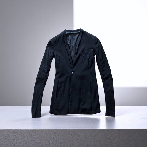 Rick Owens blazer donna avant garde slim lana vergine taglia 38 IT