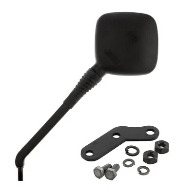 MF BRAND Specchio Quadro Nero Sinistro / Destro per Vespa 50 Special R L N PK S XL N V