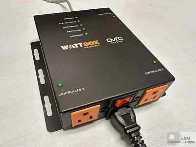WB-300-IP-3 WATTBOX 3-OUTLET POWER SURGE AUTO REBOOT OVRC DEREG / FACTORY RESET! - Image 1 of 4
