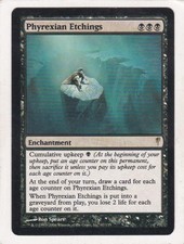MTG: Coldsnap: Phyrexian Etchings