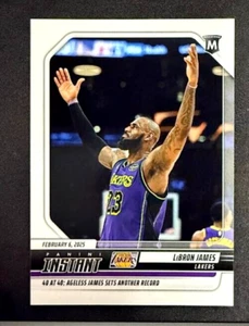 LeBron James #/641 - 2024-25 Panini Instant NBA #330 40pts at 40 Lakers - Picture 1 of 3