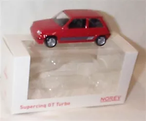 Renault 5 SuperCinq Gt turbo in Red 1988 1-43 scale new in box Norev - Picture 1 of 4
