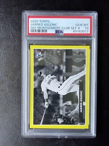 2020 Topps 582 Montgomery Set 4 Jarred Kelenic Rookie RC PSA 10 Gem Mint - Picture 1 of 2