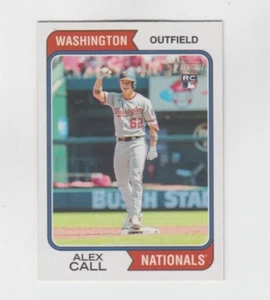 (10) Alex Call 2023 TOPPS HERITAGE ROOKIE KARTE SET #354 WASHINGTON NATIONALS - Bild 1 von 1