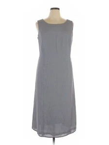 NWT August Max Woman Women Gray Casual Dress 16 Petites - Picture 1 of 2