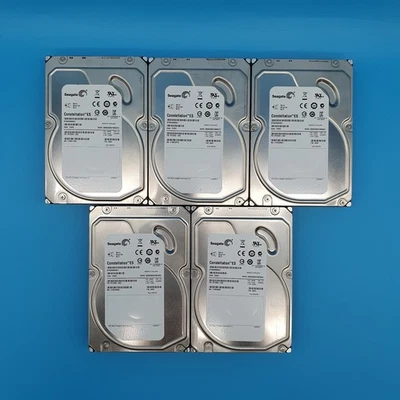 5x Job Lot Seagate Constellation ES ST500NM0001 500GB 3.5" SAS Hard Drives - Image 1 of 4