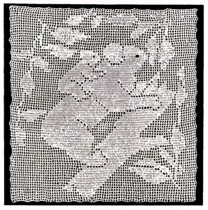 Copy 1930s Koala Baby Filet Crochet Cross Stitch Tapestry Knitting Pattern - Picture 1 of 2