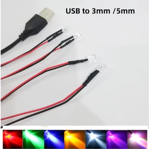 USB Port With Cable Light LED Model Light Group Atmosphere Small Night Light Man - Picture 1 of 15