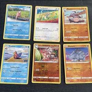 Pokemon Karten - Rhyhorn Rhydon Slowpoke Slowbro Farfetch’d Sirfetch’d Konvolut - Bild 1 von 6