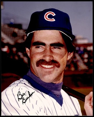 Бейсбольная фотография с автографом Билла Бакнера из Cubs 8 x 10 дюймов (без сертификата подлинности) *cf169 - Изображение 1 из 2