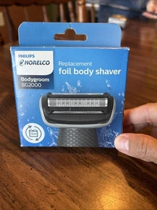 Philips Norelco Bodygroom Replacement Head Foil Body Shaver BG2000 New - Picture 1 of 3