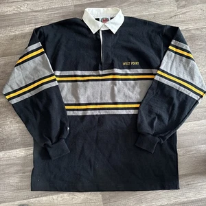 Esercito Nero Cavalieri Barbari Camicia Uomo Extra Large Rugby Wear USMA West Point - Foto 1 di 11