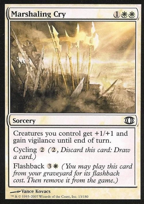 Marshaling Cry - Light Play MTG Futuresight - Image 1 of 1