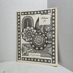 Designs by Elizabeth Hiddleson Volume 21 Crochet Pattern Book Doilies Tablecloth - Picture 1 of 11