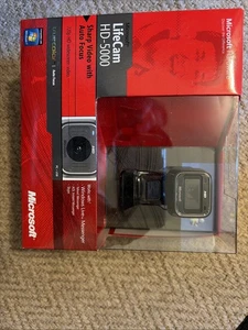Microsoft New Lifecam HD-5000 Webcam Camera 1415 Auto Focus NOS Factory Sealed - Picture 1 of 3