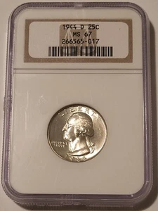 NGC 1944 D Washington Quarter MS67 - Picture 1 of 4