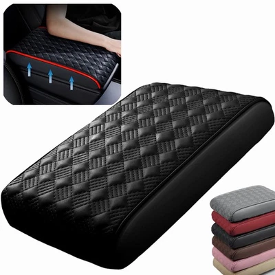 For Chevrolet Leather Car Armrest Pad Cover Center Console Box Cushion Protector - Image 1 of 4