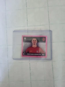 TOPPS UEFA EURO 2024 swiss RONALDO por 2 parallel pink nuova mint con velina - Picture 1 of 2