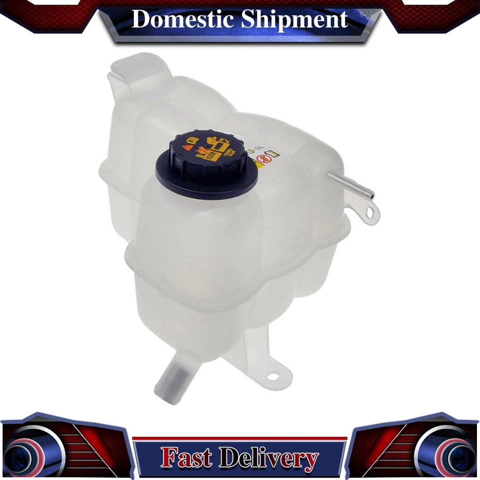 1 Depósito de botella de tanque de desbordamiento de refrigerante radiador Ford Truck Dorman con tapa Foto 1 de 3