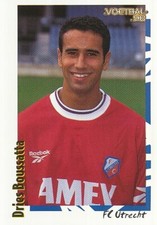 274 DRIES BOUSATTA # NETHERLANDS FC.UTRECHT STICKER PANINI VOETBAL 98