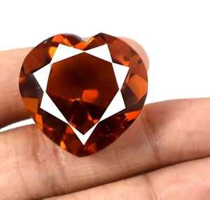 Pietra Preziosa Sciolta Forma Cuore 45-55 Ct Giallo Citrino Certificata Regalo San Valentino - Foto 1 di 12
