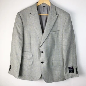 BNWOT M&S Sartorial & Moon Blazer Jacket Size 42 Short Prince Of Wales Check - Picture 1 of 14