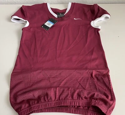 Nike Vapor Untouchable Football Practice Jersey Vented Men's M Maroon AO4800 NWT - Image 1 of 4