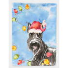 Christmas Lights Scottish Terrier Flag Canvas House Size , Large, Multicolor
