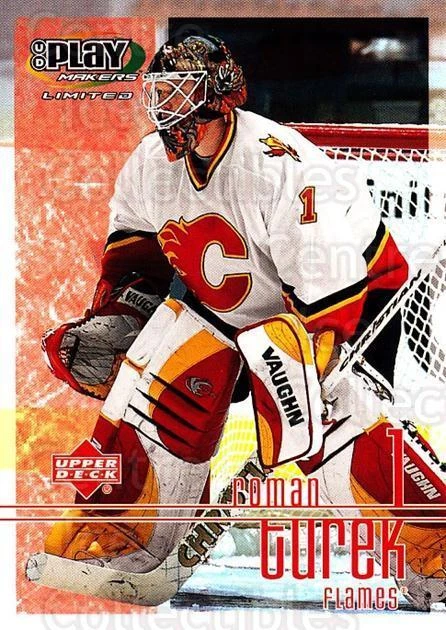 2001-02 UD Playmakers #15 Roman Turek - Image 1 of 1