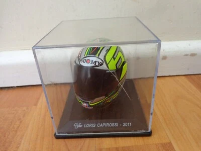 Atlas 1/5 Loris Capirossi 2011 Pramac Rennen Moto Gp Fahrrad AGV Helm - Bild 1 von 2