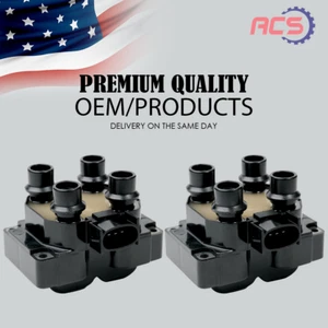 2X OEM Ignition Coils For Ford Lincoln Mercury Mazda L4 4.6L 5.0L V8 FD487 DG530 - Picture 1 of 11