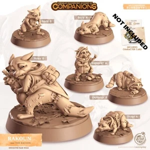 Waschbär Miniaturen von Castnplay, Dnd Miniatur / Tabletop Miniatur Familiar - Bild 1 von 1