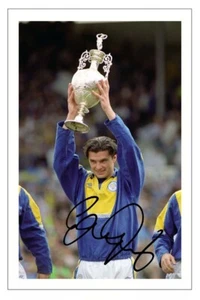 GARY SPEED Autógrafo Firmado FOTO Regalo Estampado de Firma LEEDS UNITED Fútbol - Imagen 1 de 1