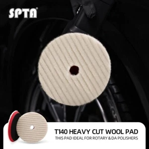 SPTA 1Pc 3 inch Wool Polishing Pad T140 Heavy Cut Remove 1200/1500 Sanding Marks - Picture 1 of 8
