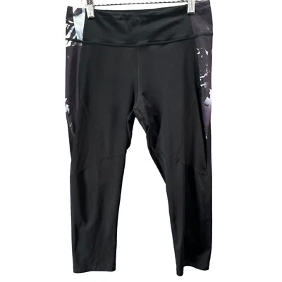 Leggings cortos EXP Core para mujer M negros grises rendimiento entrenamiento fitness atlético Foto 1 de 4