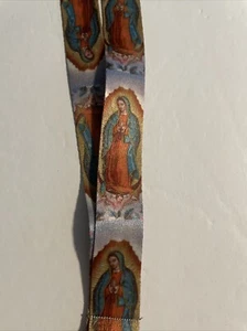 Our Lady of Guadalupe Virgin Lanyard Strap Cord ID Name Badge Keys Catholic New - Picture 1 of 4