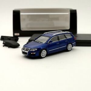 1:64 For Volkswagen Passat R36 Travel Edition Diecast Model Car Toy Gift VW Blue