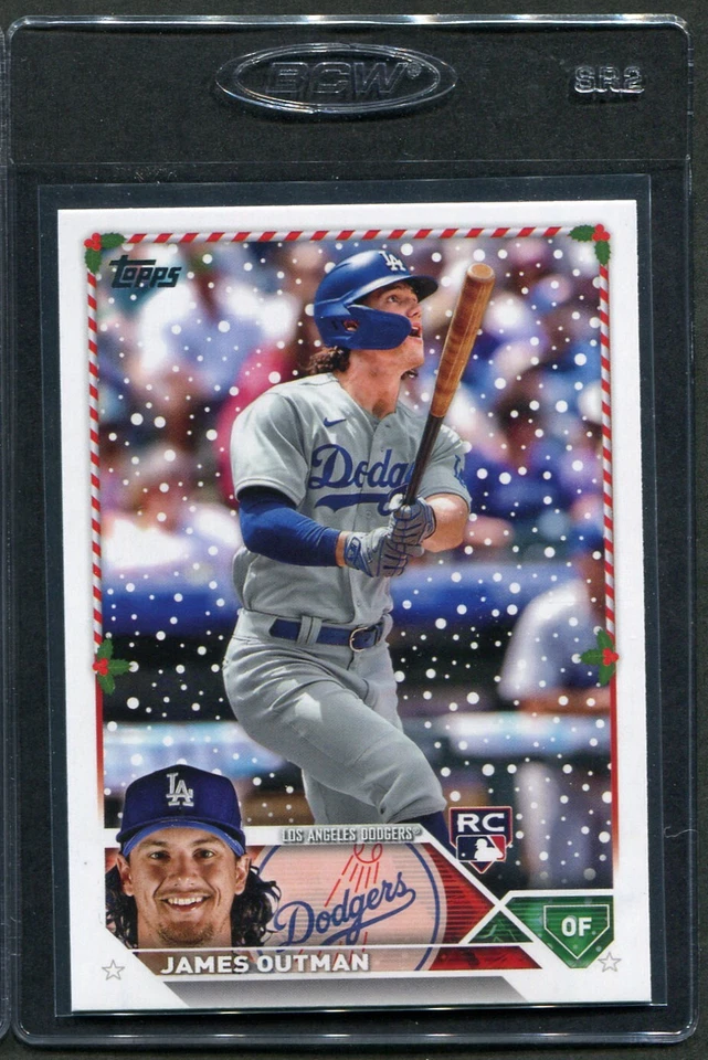 2023 Topps Holiday James Outman RC #H186 Dodgers - Image 1 of 1