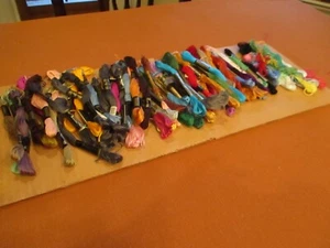 64 Skeins of Vintage Unused Cotton Embroidery Thread Strands, 8 - 9 Yards Each - Picture 1 of 3
