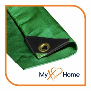 20 x 24 Green Color 12 Mil Heavy Duty Tarp / Canopy - Picture 1 of 3
